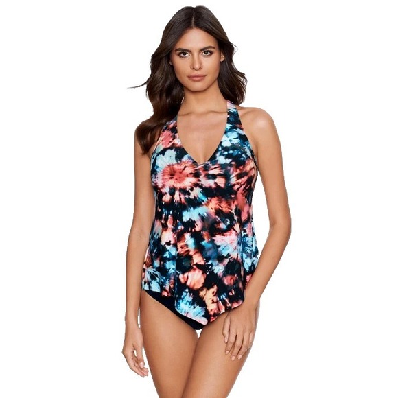 Magicsuit Other - Magicsuit Taylor Racerback Tankini Top Baha Beach Size 8 NWT